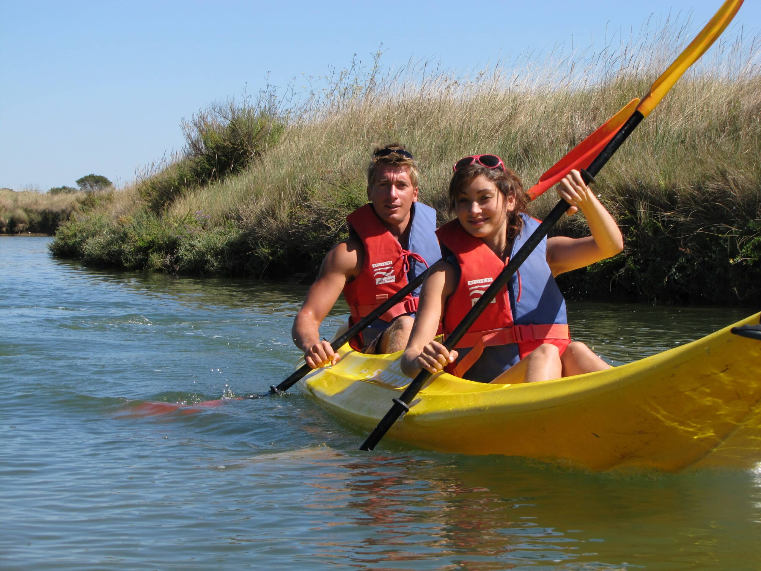 balade en canoes les salines