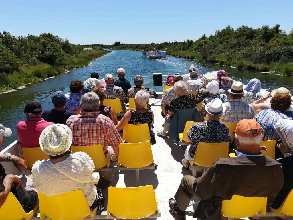 visite de la rivière salée, bateau aux sables d'olonne