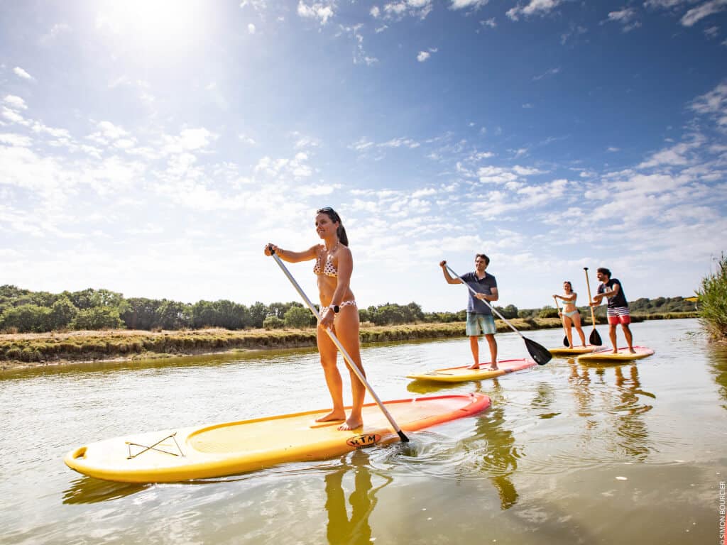 Canoës et Paddles dans les Marais